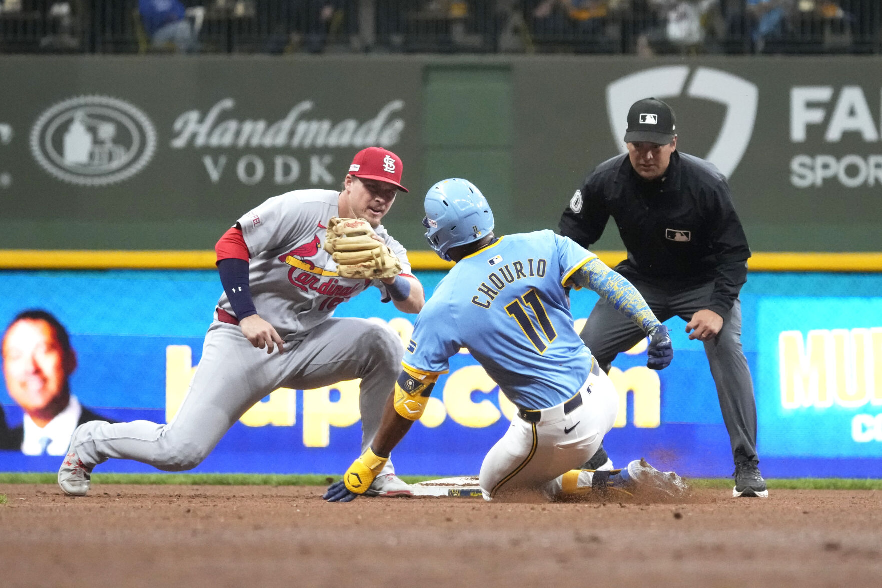 Cardinals Brewers Baseball